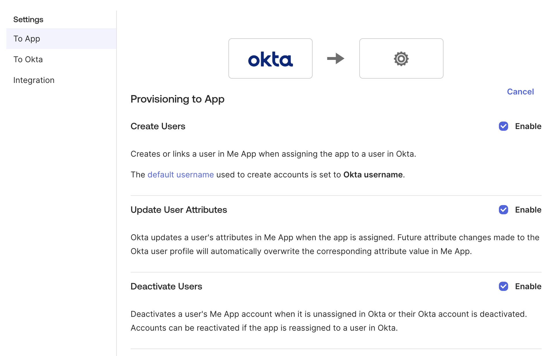 Enable provisioning actions to Hive Console
